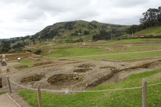 Ruines d'Ingapirca : mélange des civilisations Cañari et Inca